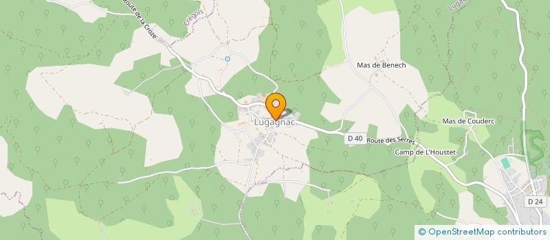 localisation de l'entreprise AU RYTHME DU MUSEAU  LUGAGNAC