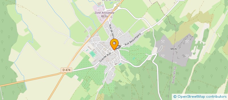 localisation de l'entreprise AU SABOT DE VENUS  GY