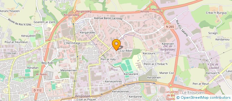 localisation de l'entreprise AU SAINT ANTOINE à GUIPAVAS