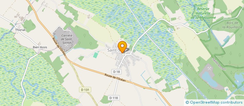 localisation de l'entreprise AU SAINT SORNIN à SAINT-SORNIN