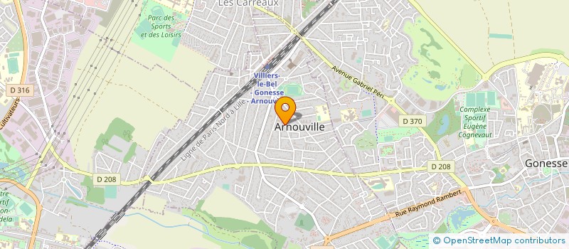 localisation de l'entreprise AU SALON D'OR à ARNOUVILLE