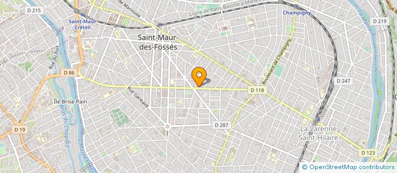 localisation de l'entreprise AU SALON DU MEUBLE  SAINT-MAUR-DES-FOSSES