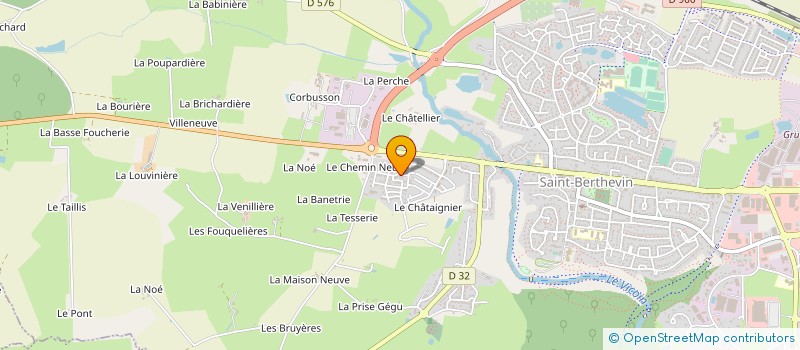 localisation de l'entreprise AU SALON DU MIEUX-ETRE à SAINT-BERTHEVIN