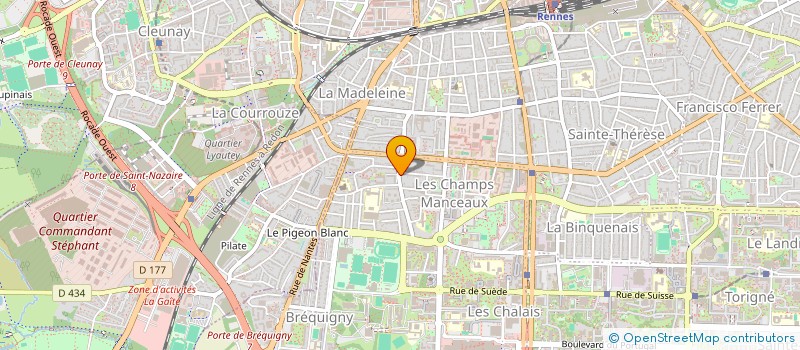 localisation de l'entreprise AU SARRASIN GOURMAND à RENNES