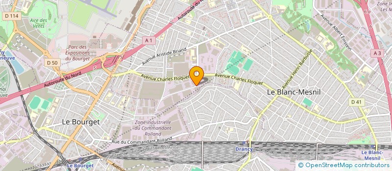 localisation de l'entreprise AU SAVOIR FER  LE BLANC-MESNIL