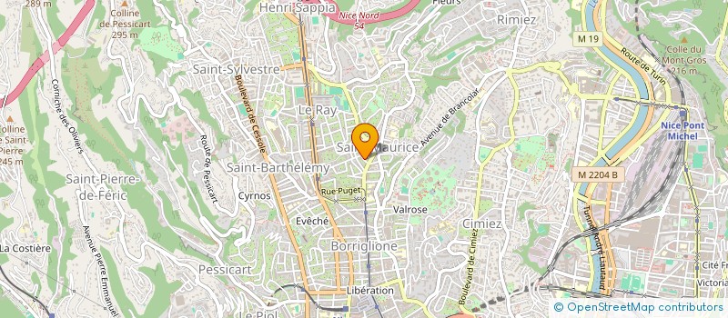 localisation de l'entreprise AU SEIN DU DESERT à NICE