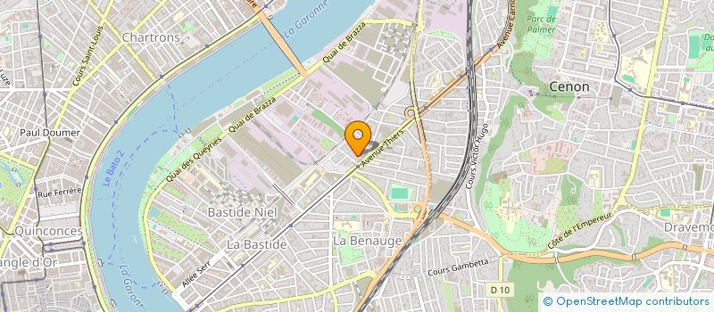 localisation de l'entreprise AU SENS DU PARTAGE  BORDEAUX