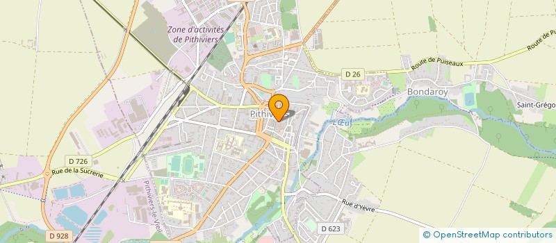 localisation de l'entreprise AU SENS LARGE à PITHIVIERS