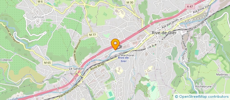 localisation de l'entreprise AU SERPENT à RIVE-DE-GIER