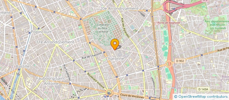 localisation de l'entreprise AU SERPENT D OR  PARIS