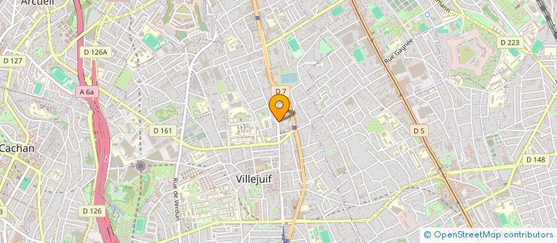 localisation de l'entreprise AU SERVICE BATIMENT  VILLEJUIF