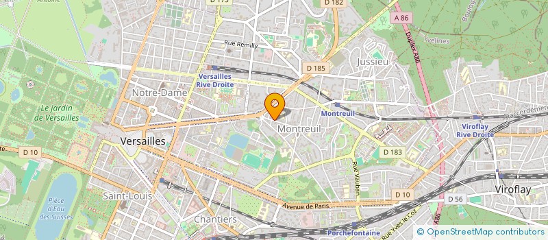 localisation de l'entreprise AU SERVICE D'ANNE ET JOACHIM à VERSAILLES
