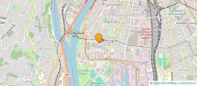 localisation de l'entreprise AU SERVICE DE BEBE  LYON