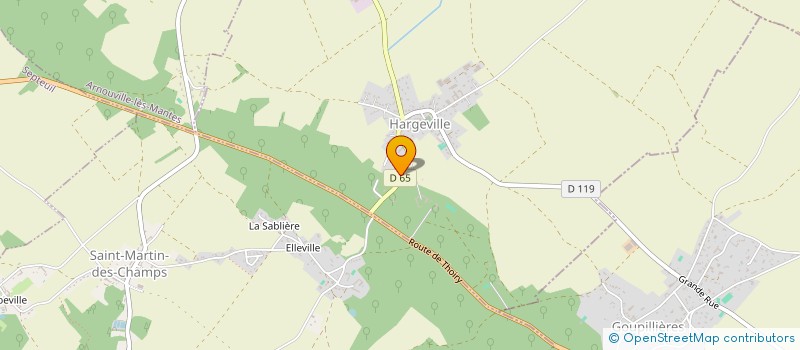 localisation de l'entreprise AU SERVICE DE L AUTOMOBILISTE à HARGEVILLE