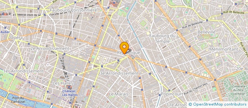 localisation de l'entreprise AU SERVICE DE L'HABITAT à PARIS