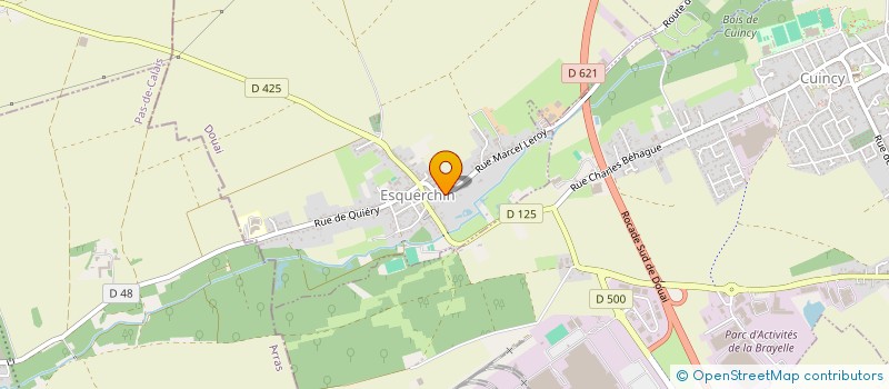 localisation de l'entreprise AU SERVICE DE VOTRE JARDIN à ESQUERCHIN