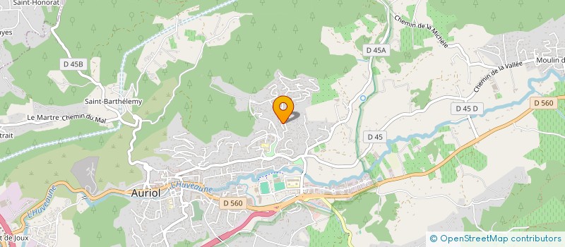 localisation de l'entreprise AU SERVICE DU RISK HOLDING  AURIOL