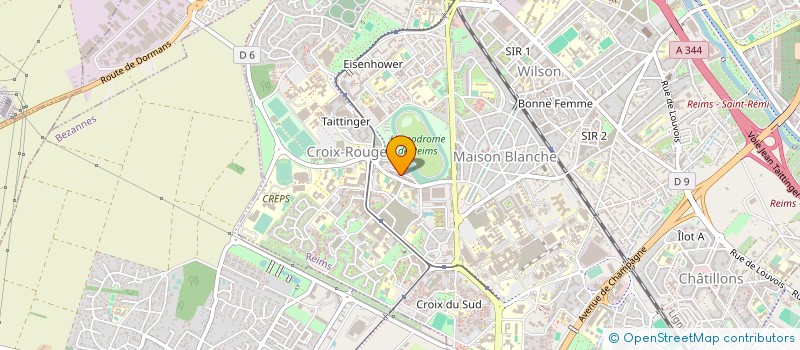 localisation de l'entreprise AU SERVICE DU VIGNOBLE CHAMPENOIS  REIMS