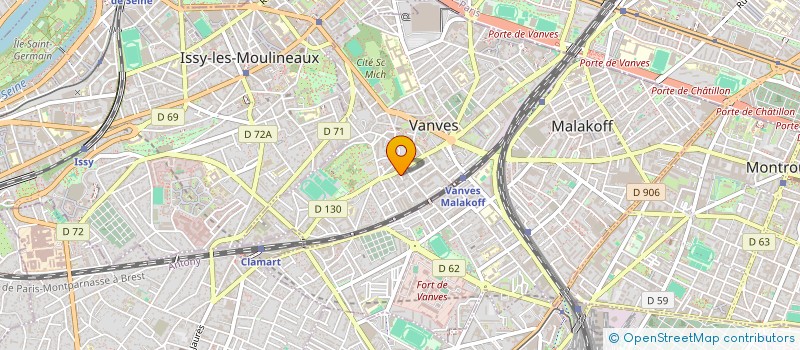 localisation de l'entreprise AU SERVICE DU VIN à VANVES