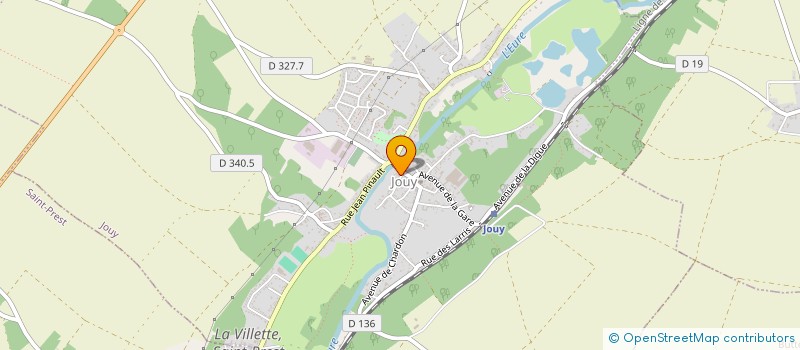 localisation de l'entreprise AU SHOWROOM à JOUY