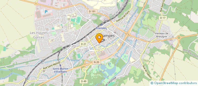 localisation de l'entreprise AU SIMPLE DECOR à ETAMPES
