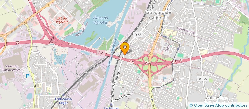 localisation de l'entreprise AU SNACK BAR  TRITH-SAINT-LEGER