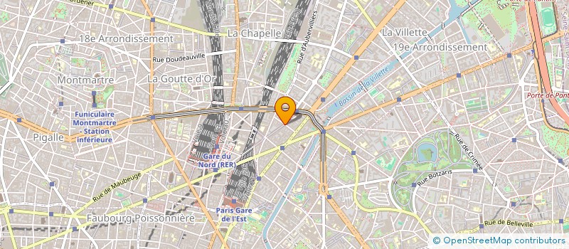 localisation de l'entreprise AU SOLEIL  PARIS 10