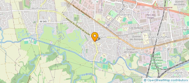 localisation de l'entreprise AU SOLEIL  ECKBOLSHEIM