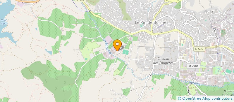 localisation de l'entreprise AU SOLEIL à BORMES-LES-MIMOSAS