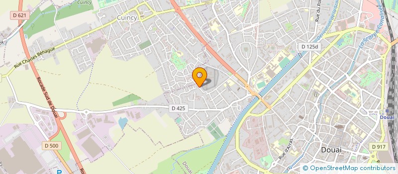 localisation de l'entreprise AU SOLEIL à DOUAI