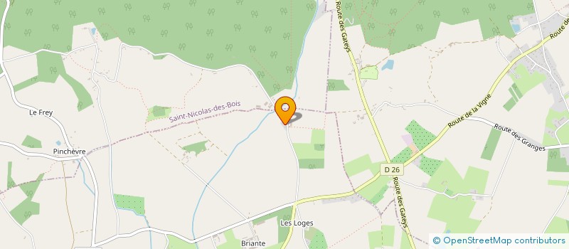 localisation de l'entreprise AU SOLEIL D'ECOUVES SARL à SAINT-NICOLAS-DES-BOIS