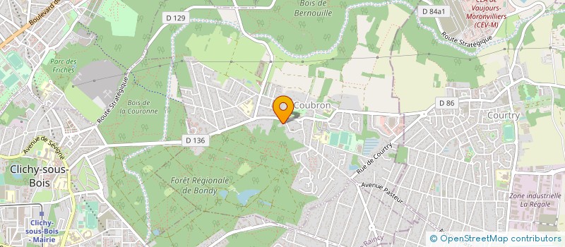 localisation de l'entreprise AU SOLEIL D'OR  COUBRON