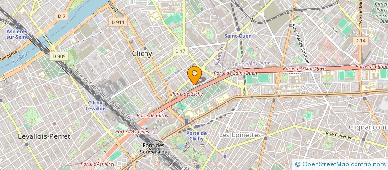 localisation de l'entreprise AU SOLEIL DE MOGADOR à CLICHY