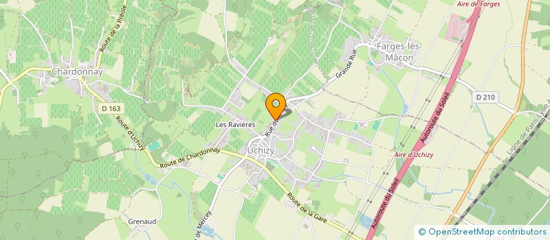 localisation de l'entreprise AU SOLEIL DU GRAZEL  UCHIZY