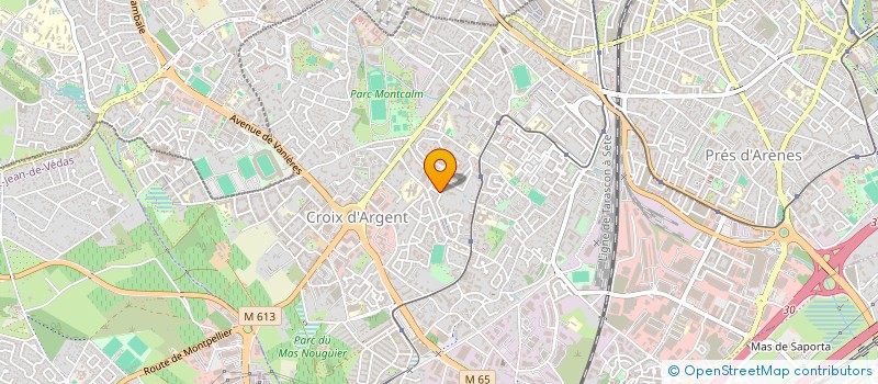 localisation de l'entreprise AU SOLEIL LEVAIN à MONTPELLIER
