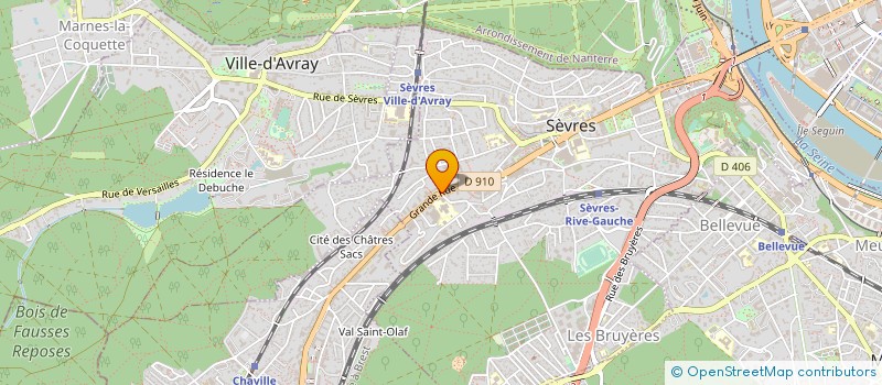 localisation de l'entreprise AU SOLEIL LEVANT à SEVRES