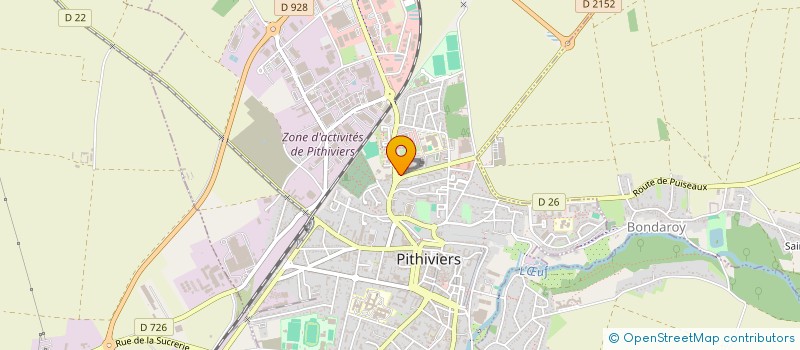 localisation de l'entreprise AU SOLEIL LEVANT à PITHIVIERS