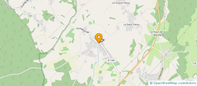 localisation de l'entreprise AU SOLEIL LEVANT  FOUGEROLLES-SAINT-VALBERT