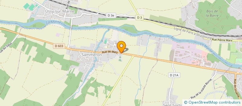 localisation de l'entreprise AU SOLEIL LEVANT  SAMMERON