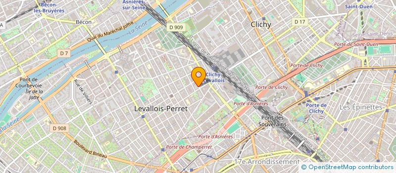 localisation de l'entreprise AU SOLEIL LEVANT à LEVALLOIS PERRET