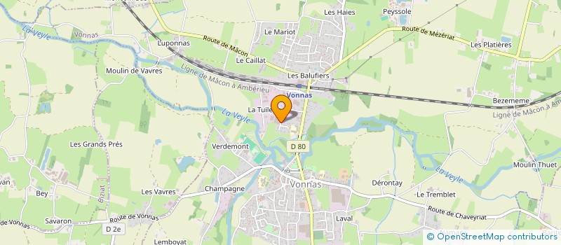 localisation de l'entreprise AU SOLEIL LEVANT DES DOMBES à VONNAS