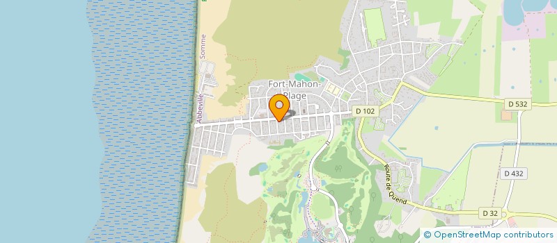 localisation de l'entreprise AU SOLEIL PICARD  FORT-MAHON-PLAGE