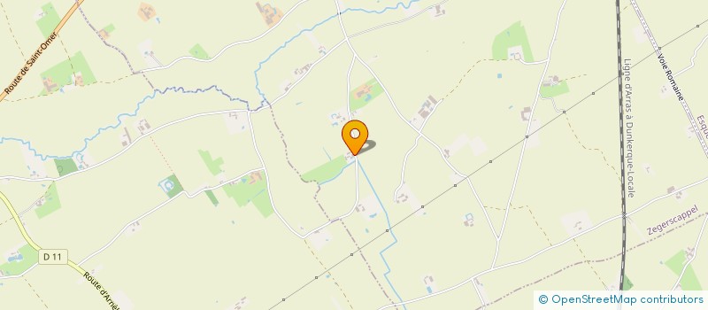 localisation de l'entreprise AU SOLEIL VERT  ZEGERSCAPPEL