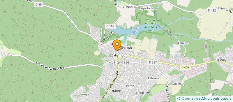 localisation de l'entreprise AU SOMMET  SEIGNOSSE