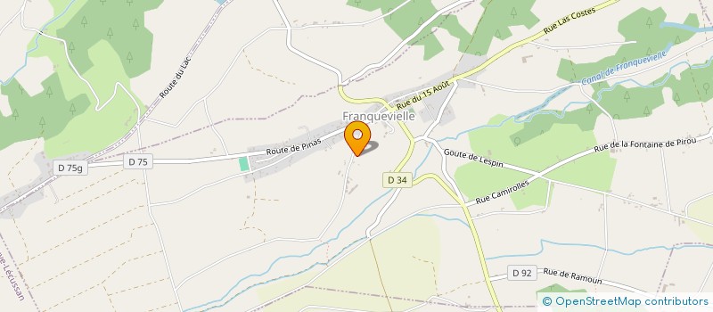 localisation de l'entreprise AU SOMMET DES SAVEURS  HUOS