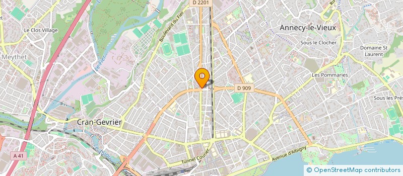 localisation de l'entreprise AU SOMMET DES VINS  ANNECY