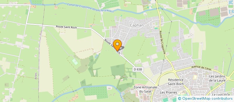 localisation de l'entreprise AU SOUFFLE DU VENT à SAINT MARTIN DE CRAU