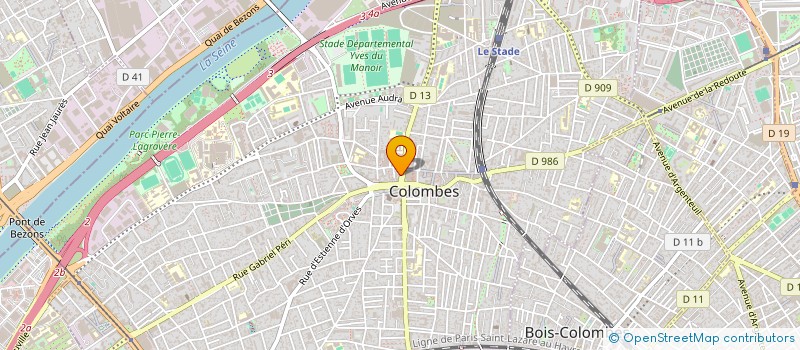 localisation de l'entreprise AU SOULIER D OR à COLOMBES