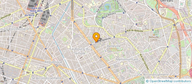 localisation de l'entreprise AU SOURIRE DU PRINTEMPS à PARIS