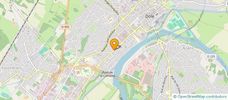 localisation de l'entreprise AU SOUVENIR ETERNEL à DOLE